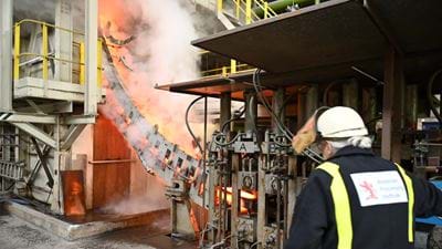 Middlesbrough team achieves UK’s first industrial-scale production of fusion-grade steel 