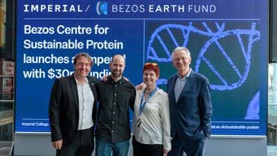 Bezos funds US$30m sustainable protein lab as Imperial engineers seek to revolutionise food production  