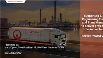 Deliver your project on time and in budget: secure treated water - sponsored by Veolia