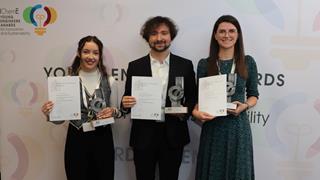 AI-guided evolution, lower-carbon carpets and plastic recycling win out at IChemE’s inaugural Young Engineers Awards for Innovation and Sustainability